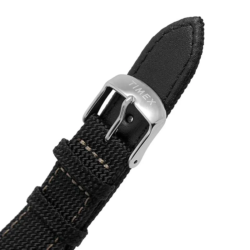 Timex Chronograph Quartz Black Dial Febric Strap Men's Watch- TW2V43700